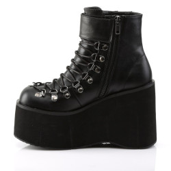 Demonia KERA-21 Black Vegan Platform Boots Women