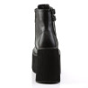 Demonia KERA-21 Black Vegan Platform Boots Women