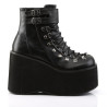 Demonia KERA-21 Black Vegan Platform Boots Women