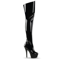 Pleaser KISS-3010 Platform Heeled Over The Knee Boots