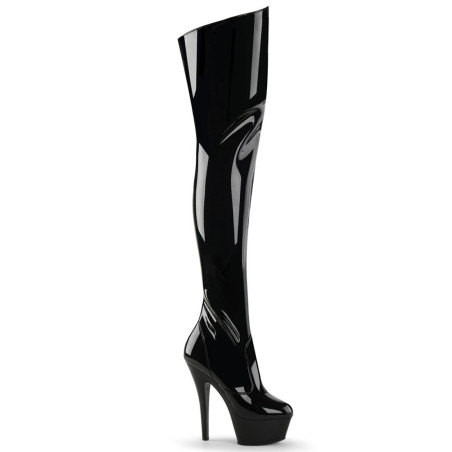 Pleaser KISS-3010 Platform Heeled Over The Knee Boots