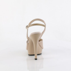 Fabulicious LIP-109 Nude Party High Heels Sandals Women