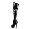 Pleaser KISS-3010 Platform Heeled Over The Knee Boots