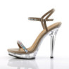 Fabulicious LIP-131 Taupe Summer High Heels Sandals