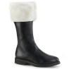 Funtasma SANTA-100 Black Vegan Santa Claus Boots Men