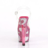Pleaser LOVESICK-708HEART Pink High Heeled Platform Shoes