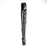 Pleaser SEDUCE-4000SLT Black Crotch High Stiletto Boots