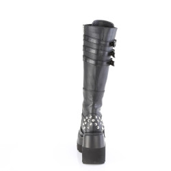 Demonia SHAKER-225 Black Vegan Leather Sale Women