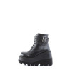 Demonia SHAKER-52 Black Vegan Platform Wedge Ankle Boots