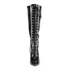 Pleaser VANITY-2020 Patent Stiletto Heeled Knee Boots