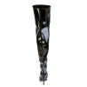 Pleaser VANITY-3010 Low Heeled Thigh High Boots