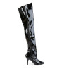 Pleaser VANITY-3010 Low Heeled Thigh High Boots