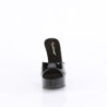 Fabulicious MARTINI-501 Black Patent High Heeled Mules
