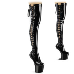 Pleaser CRAZE-3050 Black Patent Sale Women