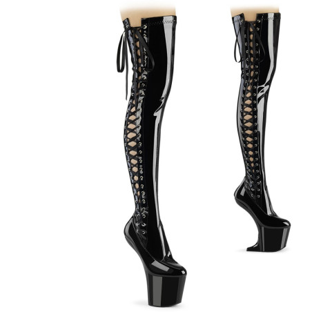 Pleaser CRAZE-3050 Black Patent Sale Women