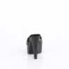 Fabulicious MARTINI-501 Black Vegan High Heeled Mules