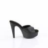 Fabulicious MARTINI-501 Black Vegan High Heeled Mules