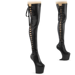 Pleaser CRAZE-3050 Black Vegan Leather Sale Women