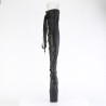 Pleaser CRAZE-3050 Black Vegan Leather Sale Women
