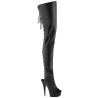 Pleaser DELIGHT-4019 Black Vegan Sale Women