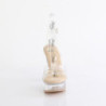 Fabulicious MARTINI-505 Clear Cream High Heels Sandal