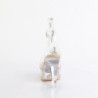 Fabulicious MARTINI-505 Clear Cream High Heels Sandal