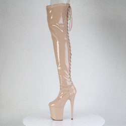 Pleaser FLAMINGO-3850 Nude Patent Sale Women