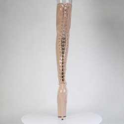 Pleaser FLAMINGO-3850 Nude Patent Sale Women