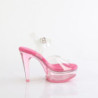 Fabulicious MARTINI-508 Rosa Clear High Heeled Sandals