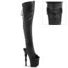 Pleaser RAPTURE-3019 Black Vegan Leather Sale Women