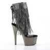 Pleaser ADORE-1017RSF Transparent Black Pewter Chrome