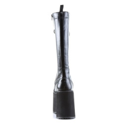 Pleaser SPECTATOR-3019 Red Vegan Leather Transparent
