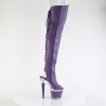 Pleaser SPECTATOR-3030 Purple Vegan Leather Transparent