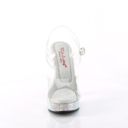 Fabulicious MAJESTY-508DM Clear High Heeled Sandals