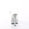 Fabulicious MAJESTY-508DM Clear High Heeled Sandals