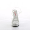 Fabulicious MAJESTY-508SDT Clear High Heeled Sandals