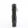Pleaser MOON-1020SK Black Vegan Leather Pewter Sale
