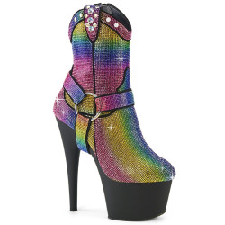 Pleaser ADORE-1029RS Strass Black Sale Women