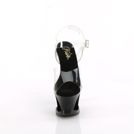 Pleaser ADORE-3019 Black Platform Over The Knee Boots