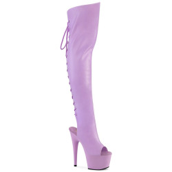 Pleaser ADORE-3019 Lavender Platform Over The Knee Boots
