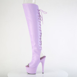 Pleaser ADORE-3019 Lavender Platform Over The Knee Boots