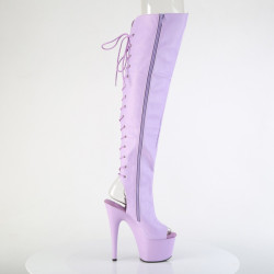 Pleaser ADORE-3019 Lavender Platform Over The Knee Boots