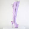 Pleaser ADORE-3019 Lavender Platform Over The Knee Boots