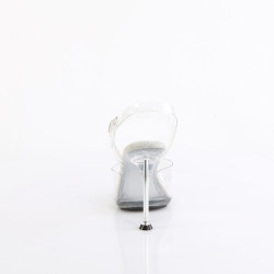 Fabulicious CUPID-408 Transparent Spike Heeled Sandals