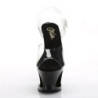Pleaser MOON-708HRS Black Platform High Heeled Shoes