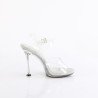 Fabulicious CUPID-408 Transparent Spike Heeled Sandals