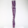 Pleaser ADORE-3063 Purple Laced Platform Overknee Boots