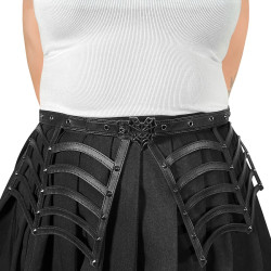 Demonia DA-315-LXL Black Vegan Leather Accessories Women