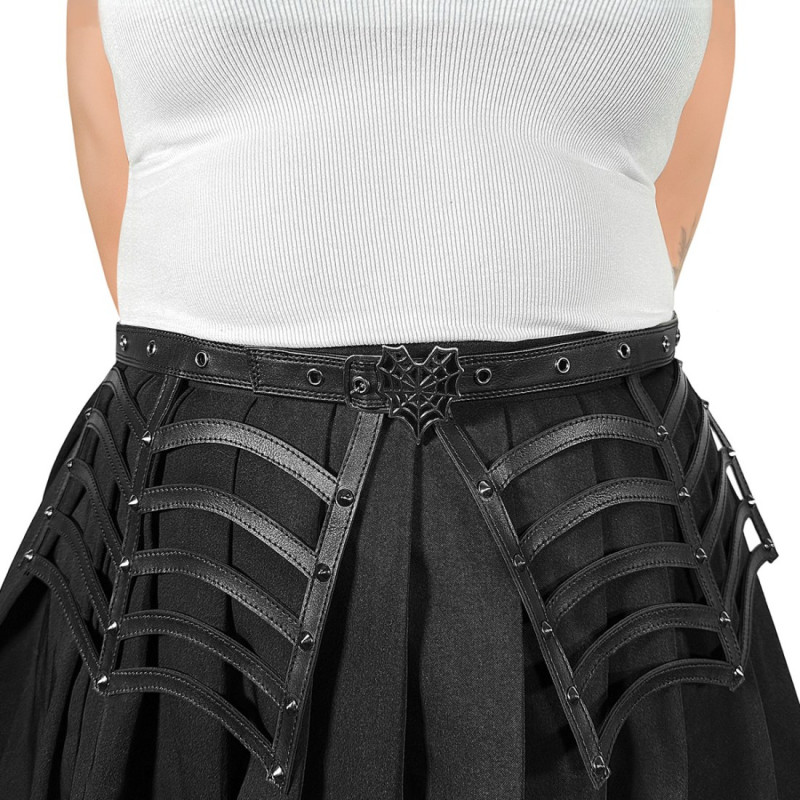 Demonia DA-315-LXL Black Vegan Leather Accessories Women Demonia DA-315-LXL Black Vegan Leather Accessories Women