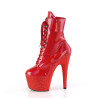 Pleaser BEJEWELED-1020-7 Red Hologram Patent Strass